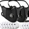 Dust Mask, Reusable Breathable Comfortable Sport Safety Work Mask with Extra 6 Activated Carbon Filters