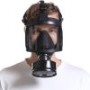 Full Face Respirator Emergency Mask - Reusable Filter Cartridges Organic Vapor Facepiece Safety Mask for Chemical PM003-n 0