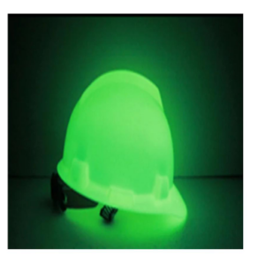 Glow-in-the-Dark Safety Helmet