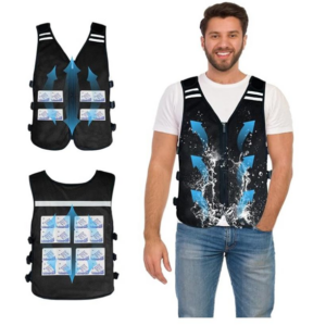Cooling Vest with Ice Packs